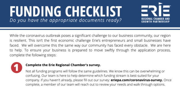 FUNDING ASSISTANCE CHECKLIST